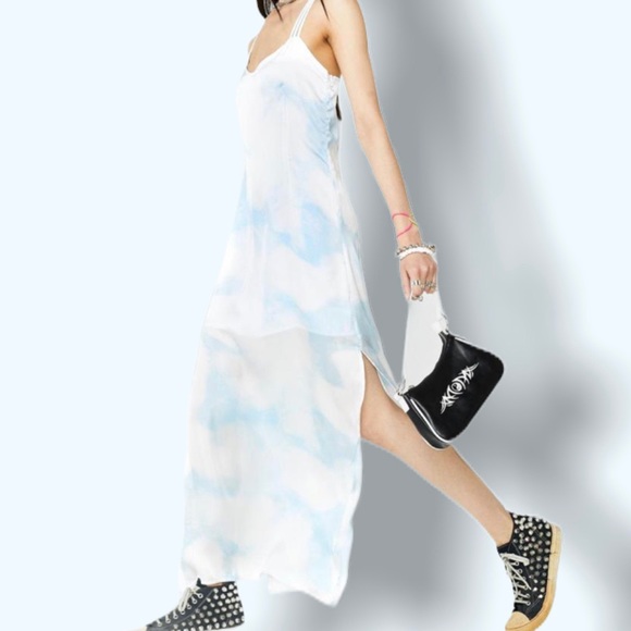 ✨BRAND NEW✨ DOLLSKILL • satin midi camo dress - Picture 2 of 2